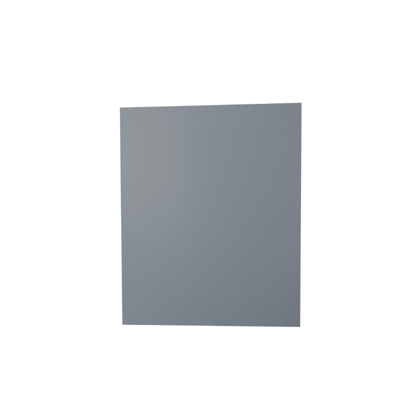 Radiance Matte Gray Slab Style Base Kitchen Cabinet End Panel (30 in W x 0.75 in D x 24 in H)