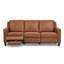 Canapé inclinable électrique en cuir véritable de 82 po Finnegan-100655200