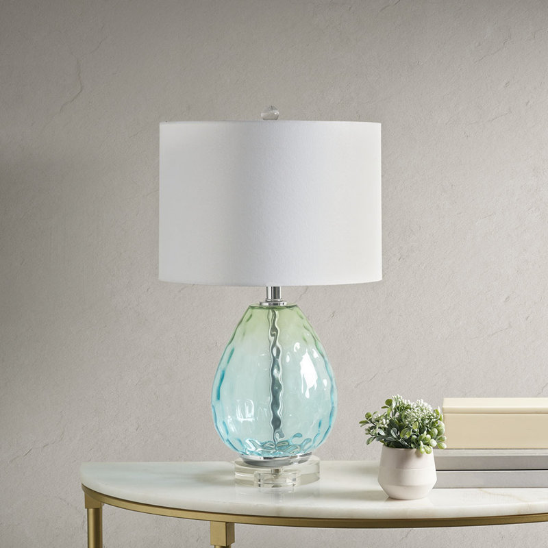 Lampe de table en verre Ombre