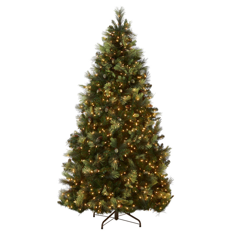 Carolina Pine Tree with Clear Lights, 9' H