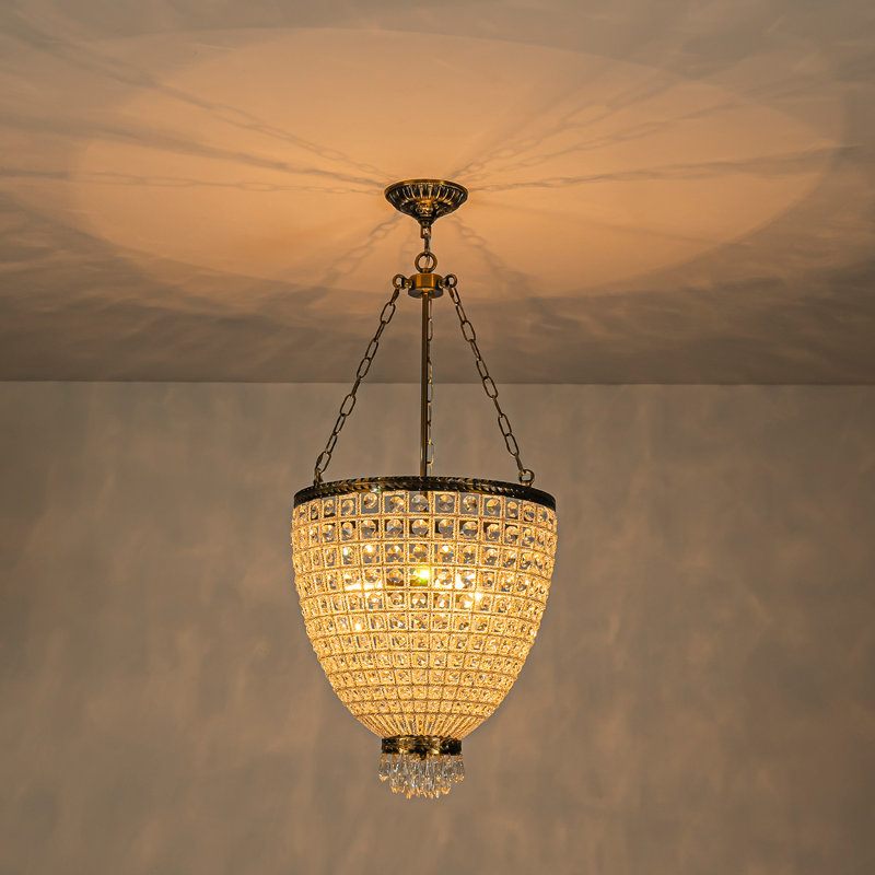 Ennu 4 - Light Dimmable Crystal Chandelier