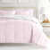 7-Piece Reversible Bedding Bundle - Solid Comforter and Patterned Sheet Set