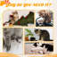Grande tour pour chat de 80 à 95 po, grimpeur à 3 niveaux avec poteaux à griffer et feuilles souples pour chats d'intérieur, tour orange de 95 po, plateformes Guardian à l'intérieur,