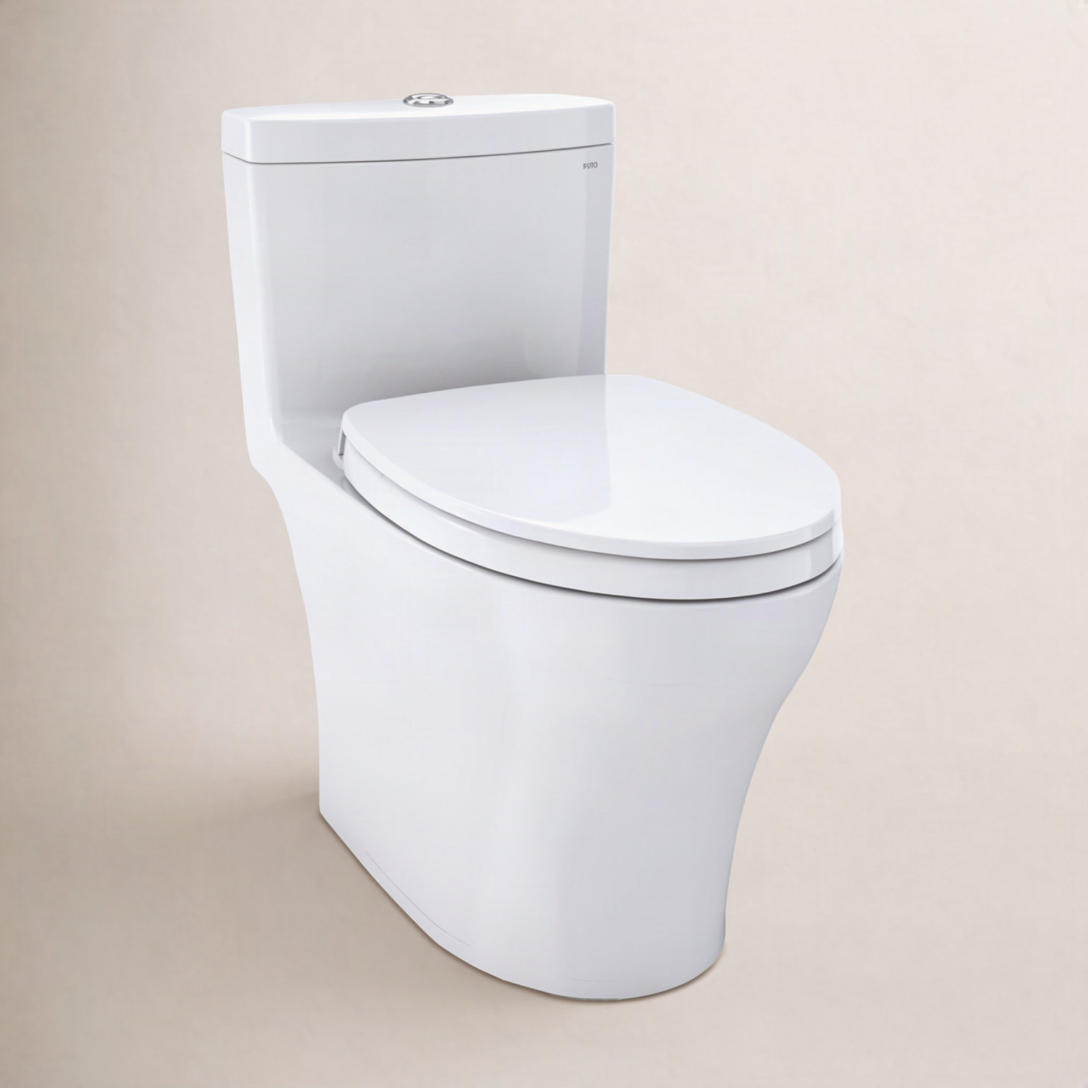 Aquia® IV Dual-Flush 1-Piece Toilet, Cotton White