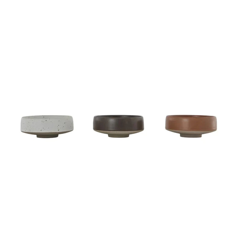Hagi Stoneware Dessert Bowl, Caramel