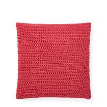 22 SQUARE LAUREN RALPH LAUREN RED THROW PILLOW, FEATHER STUFFING, LARGE  VGC