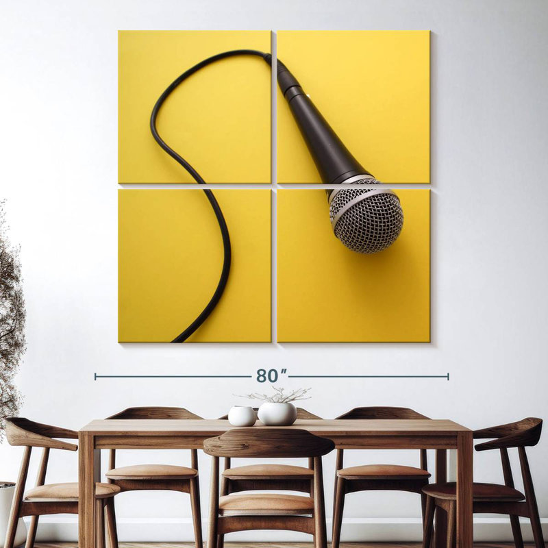 Abarca Wired Microphones, 74" H x 74" W