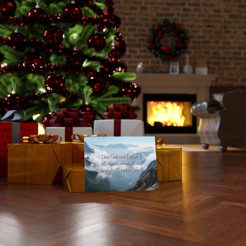 Above All Ephesians 4:6 - Wrapped Canvas Print, 30cm H x 41cm W