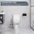 Liberty Compact Toilets One-Piece Toilet With High-Efficiency Flush Round Toilet For Space-Saving Floor Mounted
