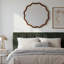 Miroir décoratif rond en bois naturel ondulé 30 po-1885367272-1885367275
