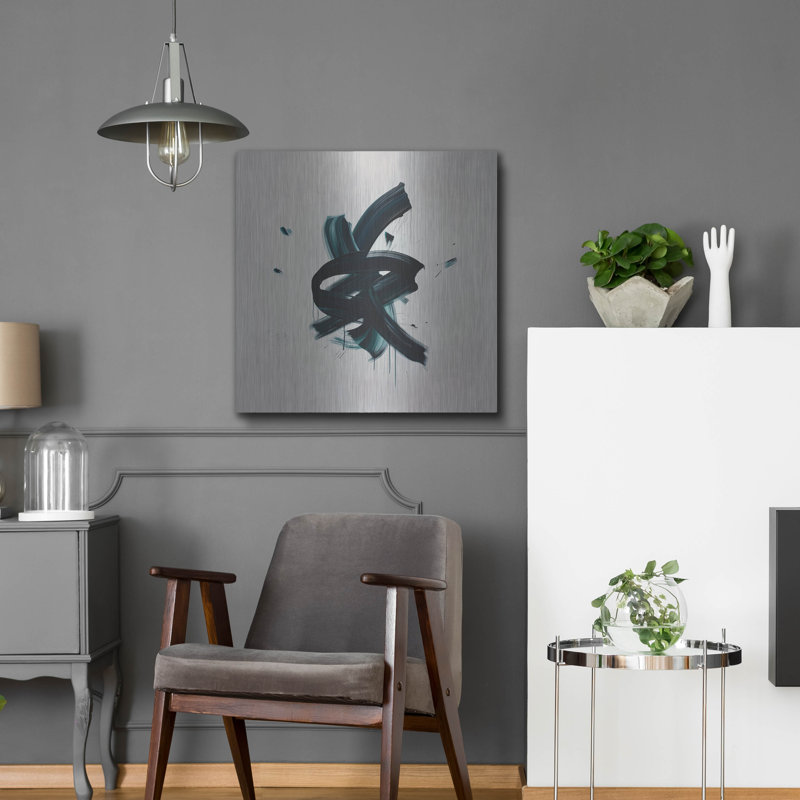 Ivy Bronx «Green Knot» par Svetlana Aleynikova, art mural en métal, H 24 po x l 24 po