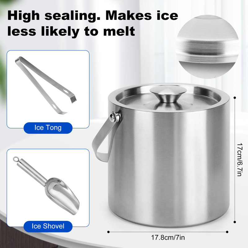 Seau à glace à granules 3L