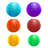 Multi-Size Paper Lanterns, Multicolor - 6 Count