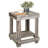 2 Tier Solid Wood Accent End Table