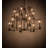 12 - Light Steel Dimmable Geometric Chandelier