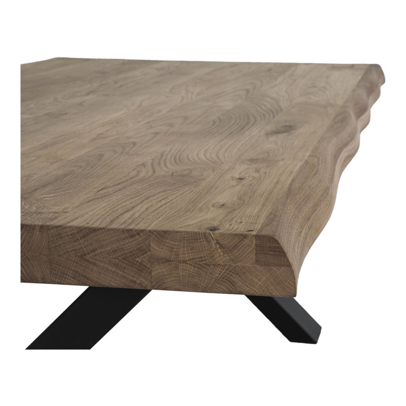Elsass Cross Legs Coffee Table, Brown