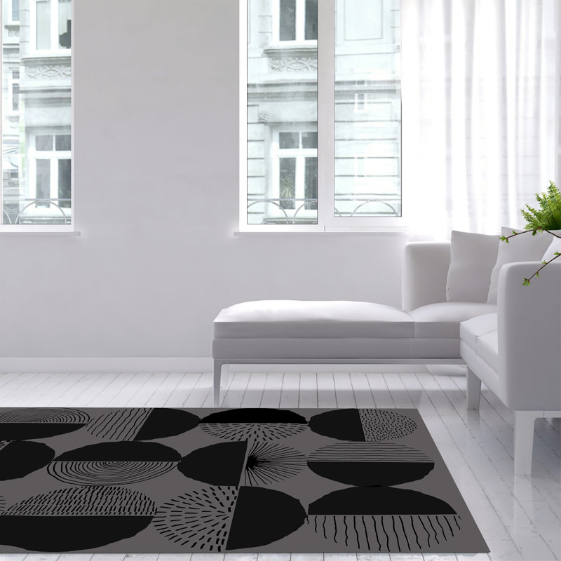 Gautious Geometric Area Rug, Rectangle 140 x 200cm