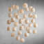 Alabaster Maeva Round Chandelier 33'' Dia