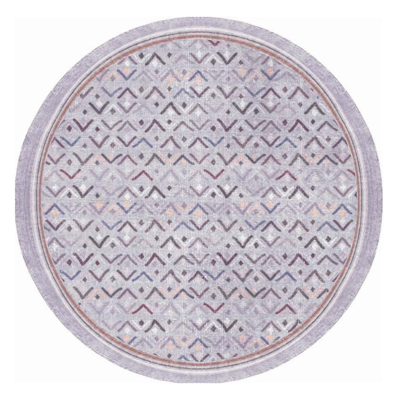 Premium 5 ft Round Carpet, 100% Polyester, 1850 g/m², Pile Height: 0.2 in | Recycled Poly Cotton Underside, Machine Washable at 30°C | Soft, Durable & Eco-Friendly Area Rug for Living Room or Bedroom