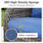 Schutt 72'' Wide Provence Style Wicker Outdoor Patio Sofa With Cushions-1089629761-1096501168