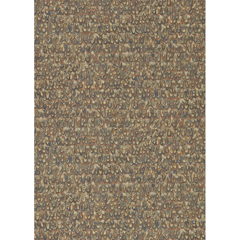 Icarus Wallpaper, Copper/Pheasant