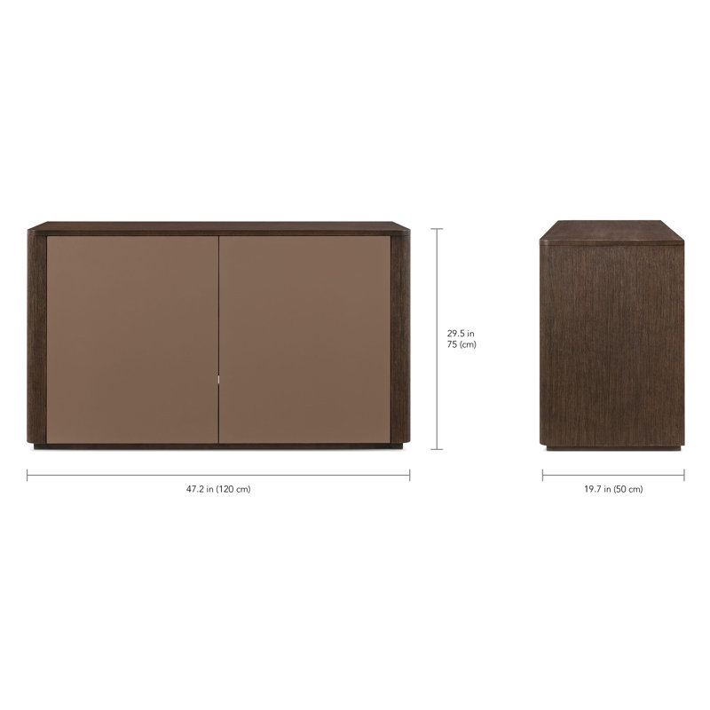 Seoul 47.24'' W Sideboard, Brown