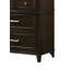 Commode 6 tiroirs Merlot