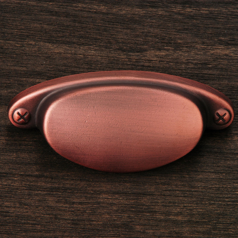 CF Series 3" Center to Center Bin Pull, Distressed Copper