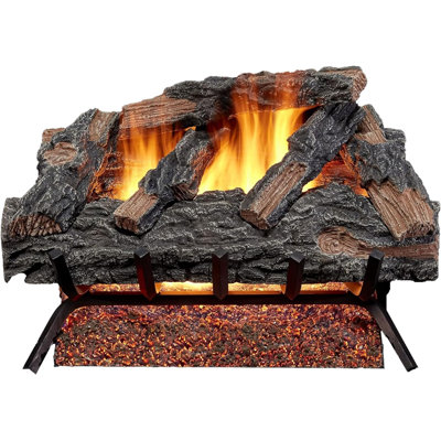 Ensemble de bûches au gaz HearthSense 55 000 BTU - Modèle # MO24HVL