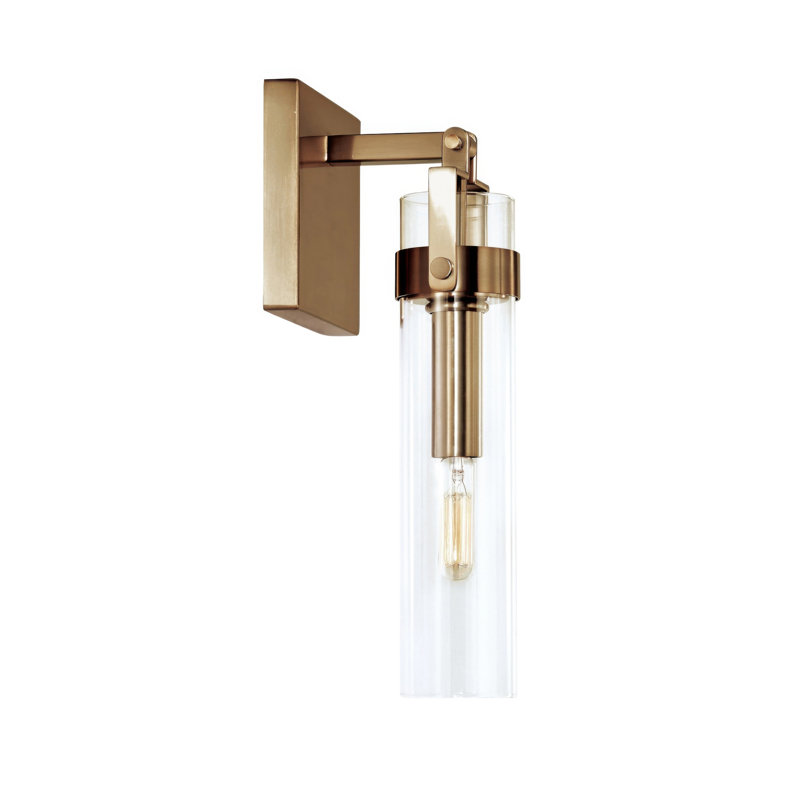Applique murale industrielle Foxwich, Brushed Brass
