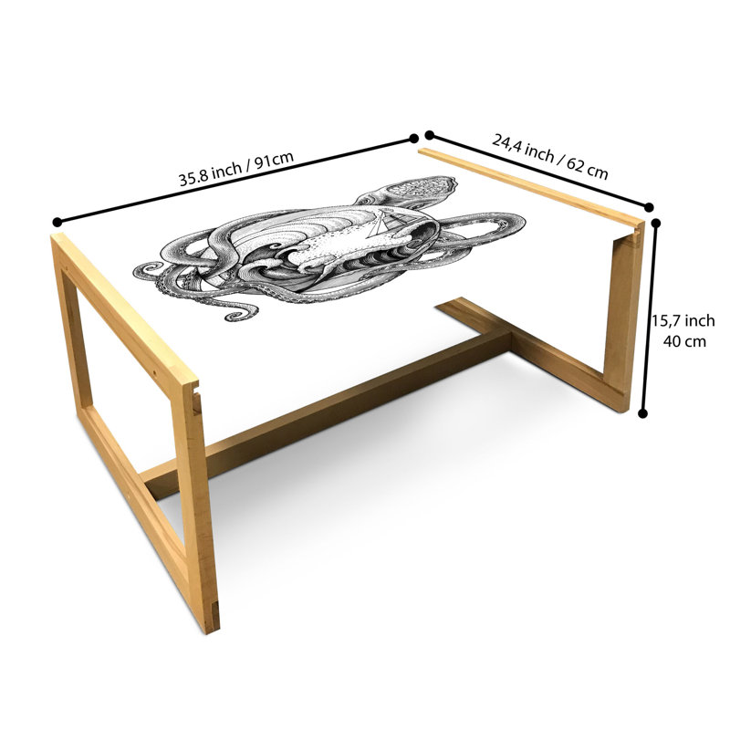 Jamyia Sled Coffee Table, 90cm H x 62cm W x 40cm D