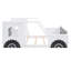 Twin Size Classic Car-Shaped Platform Bed With Wheels-1846532740-1846532741