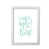 White Grain Frame