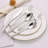 20 Pc Flatware Set with Square Handles-106495534