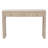 Bali & Pari Cielo Bohemian Woven Natural Grasscloth 3-Drawer Console Table