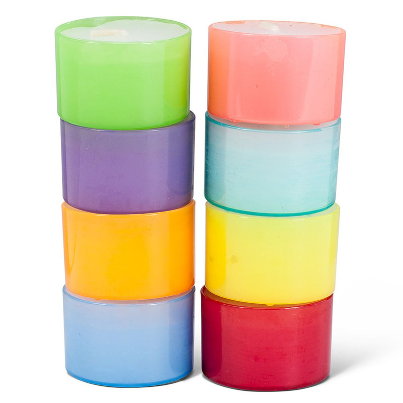 Ensemble de 16 bougies Maxilights-Greenight, H 1,5 po x l 1,5 po x P 1,5 po, Blanc, 50