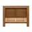 Aeris Rubberwood Queen Platform Bed in Natural Finish