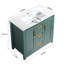 Bathroom Cabinet With Sink,Soft Close Doors,Float Mounting Design,24 Inch For Small Bathroom-112367446