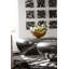 Polished Aluminum River Stone Solid Coffee Table-533791172