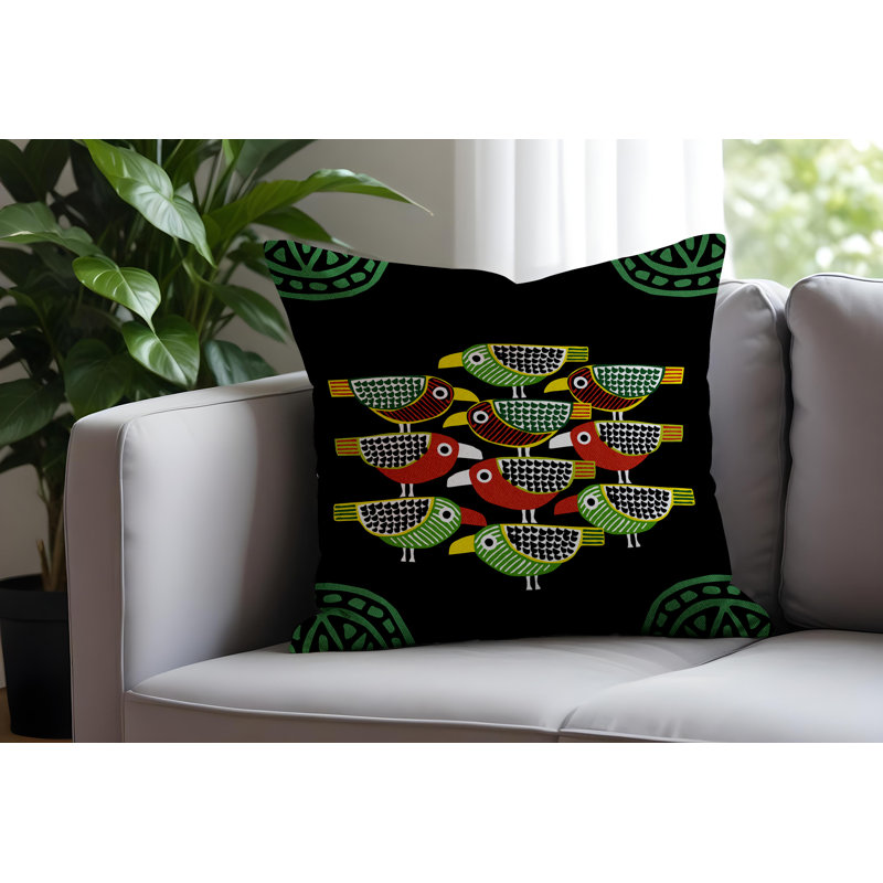 Coussin Folksy, 18 x 18