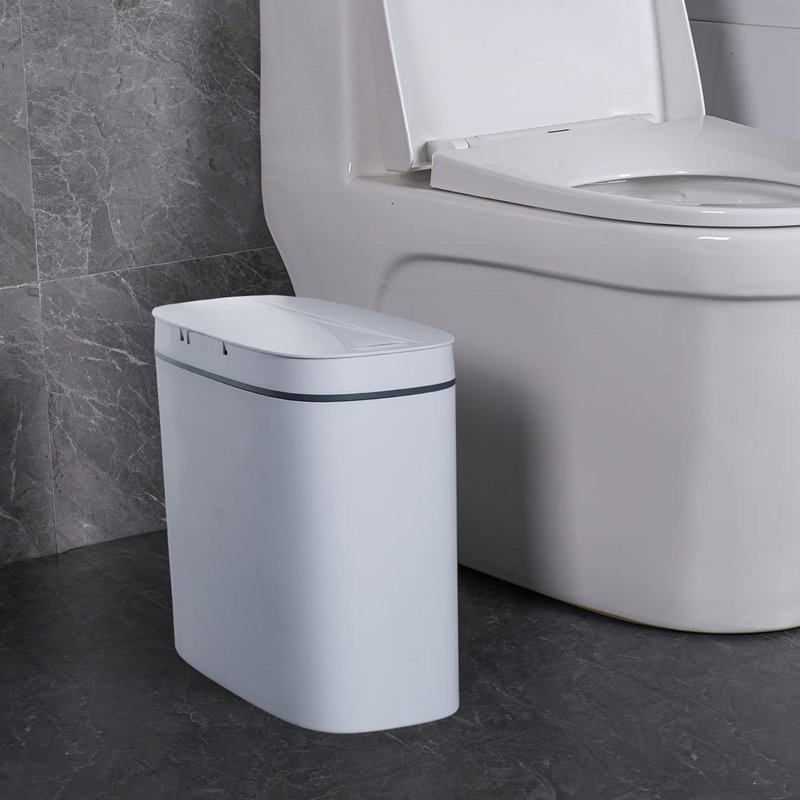 Poubelle à couvercle tactile 3,6 gallons