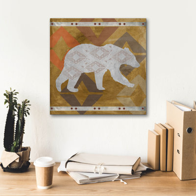 'Bear 3' by Erin Clark Canvas Wall Art