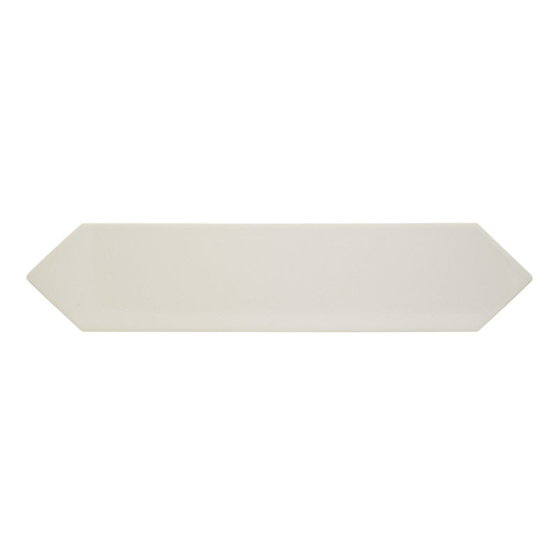 Bright Picket 3" x 12" Ceramic Singular Tile Wall Tile, Gray