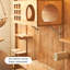 Oversized Space Voice-Controlled Light Modular Cat House