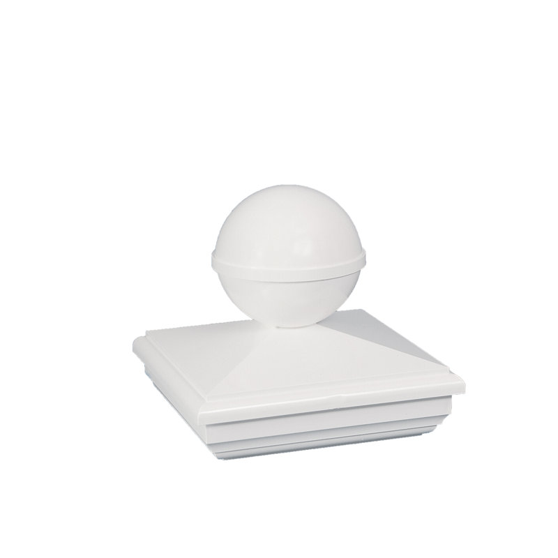 Bouchon de poteau en vinyle New England, H 6,25 po x l 5,5 po x P 5,5 po