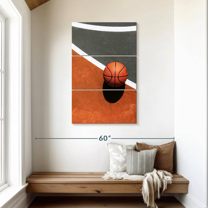 Terrain de basketball, H 45 po x l 28 po