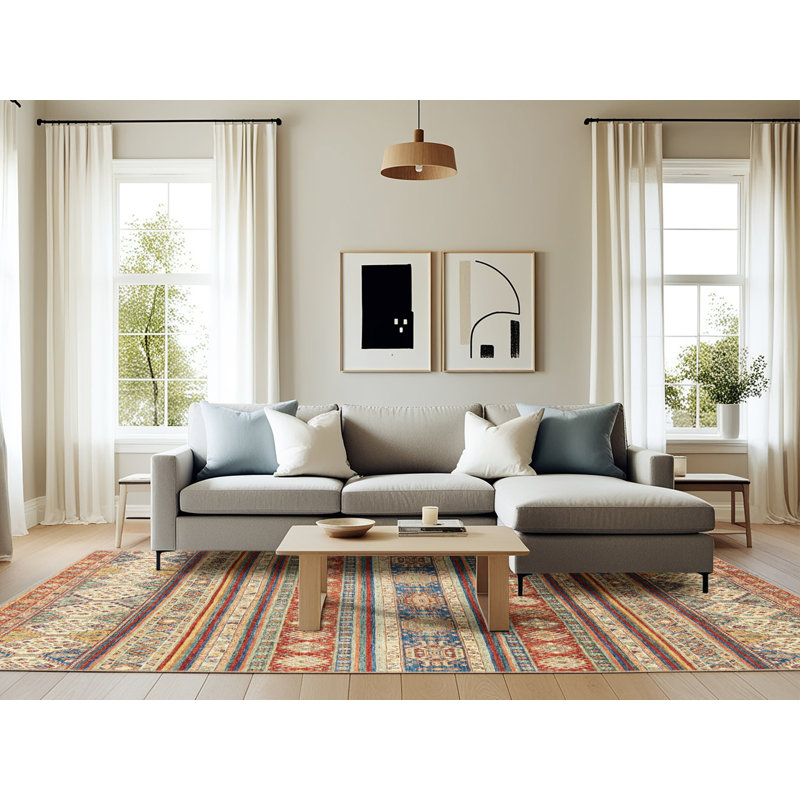 Abstract Indoor Rug, Rectangle 6' x 9'