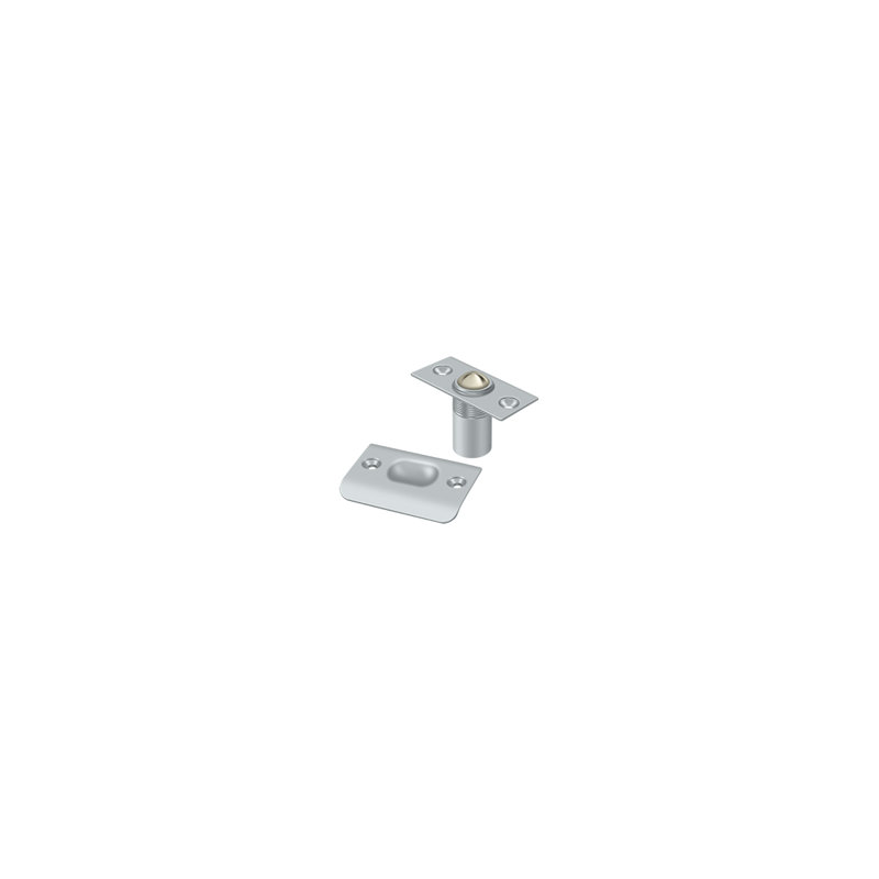 Deltana BC218U26D Ball Catch; Satin Chrome Finish, Satin Chrome
