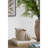 11.5X7x7" Sand And Cement Nautilus Shell Planter With Textured Beige Finish