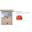 Commode à 5 tiroirs avec fonction de tiroir verrouillable, idéale pour le rangement et l'organisation de la chambre à coucher.